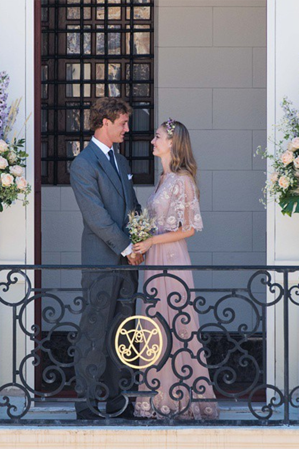 Celebrities con vestidos de novia de colores
