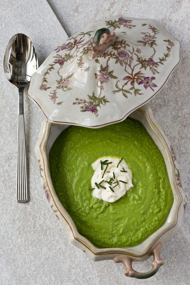 Green, Dishware, Serveware, Kitchen utensil, Cutlery, Condiment, Ingredient, Household silver, Green sauce, Spoon, 