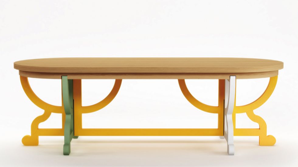 <p>Por su forma, colores y conciencia  eco, nos hemos enamorado de esta mesa, de la col. Paper Patchwork, muebles de papel reciclado, de <strong>Studio Job &amp;Moooi.</strong>&nbsp; </p>