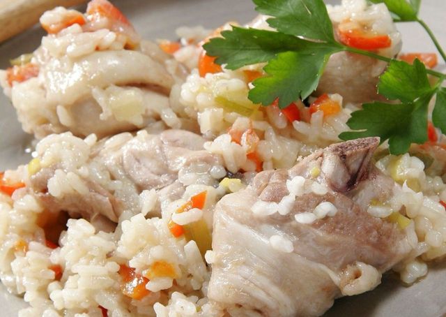 Food, Cuisine, Rice, Ingredient, Dish, Steamed rice, White rice, Recipe, Jasmine rice, Meat, 