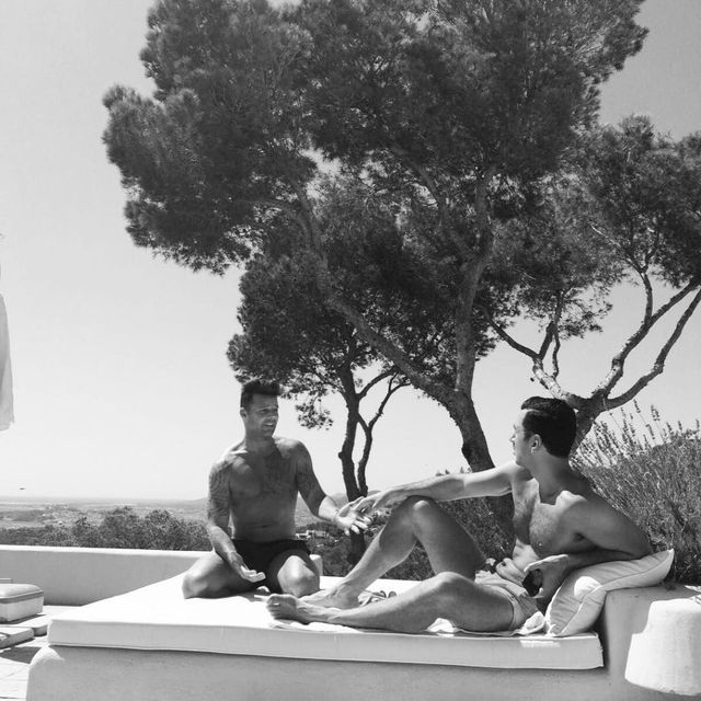 Ricky Martin y su novio en Ibiza