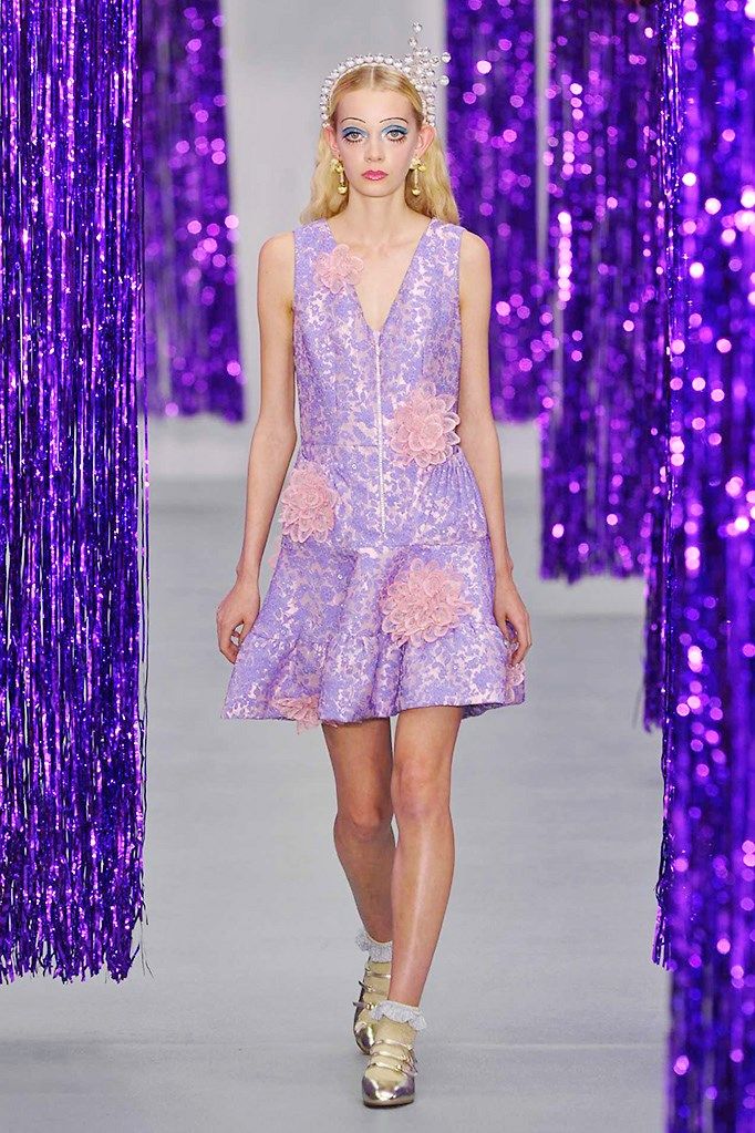 Dress, Purple, Lavender, Style, Violet, Magenta, One-piece garment, Fashion show, Fashion, Electric blue, 