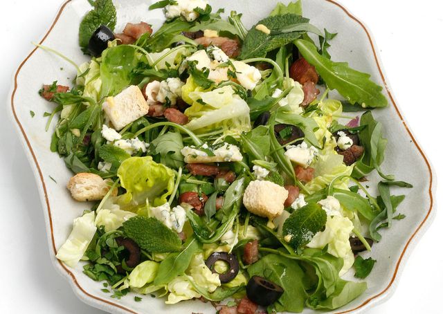 Salad, Food, Leaf vegetable, Vegetable, Ingredient, Cuisine, Produce, Garden salad, Vegan nutrition, Recipe, 