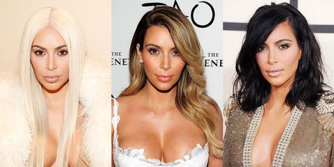 La Completa Evolucion Del Pelo De Kim Kardashian