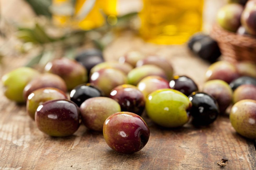 Natural foods, Fruit, Food, Olive, Plant, Superfood, Grape, Tree, Produce, Olive family, 