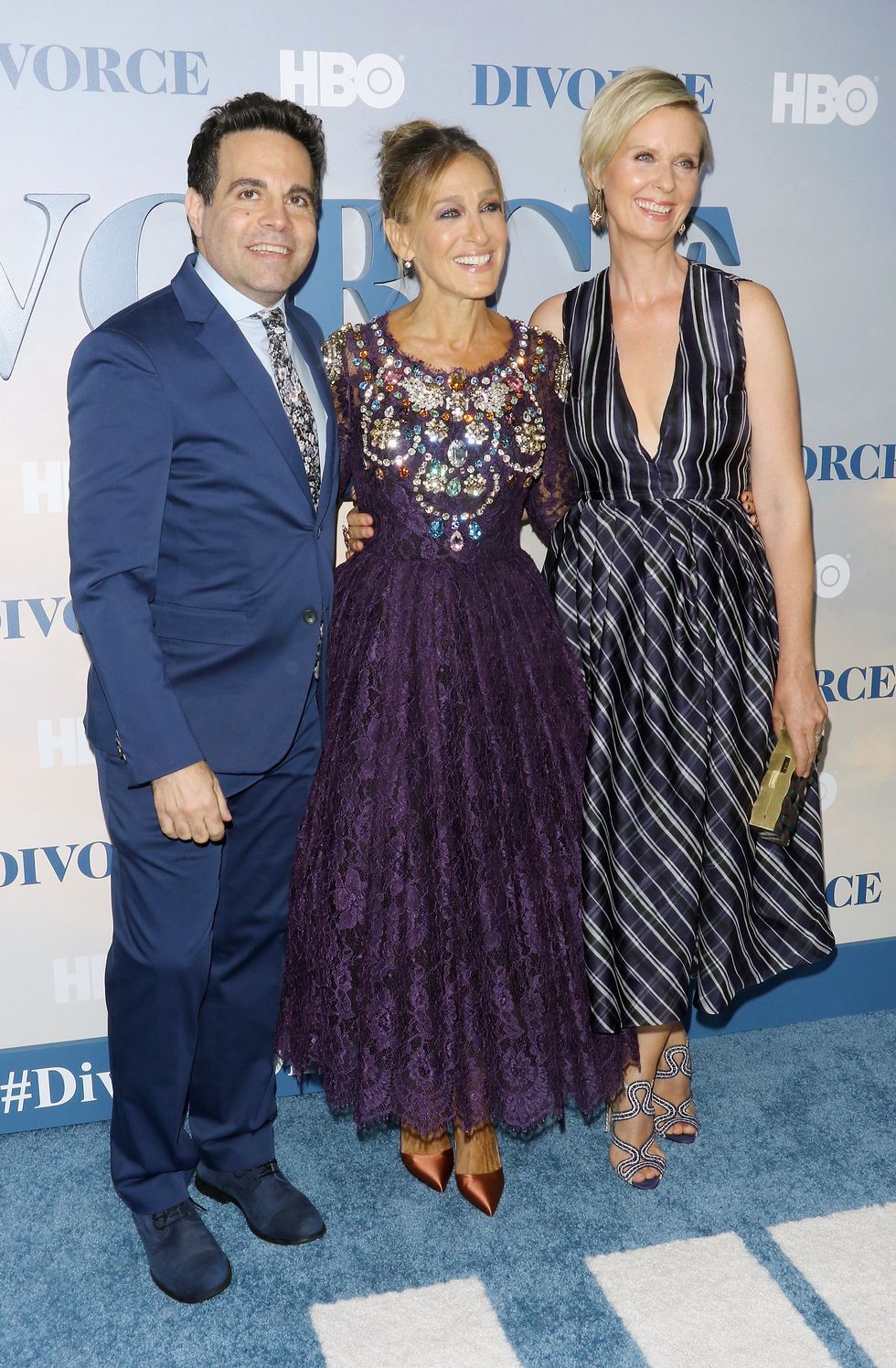 Sarah Jessica Parker, Cynthia Nixon y Mario Cantone