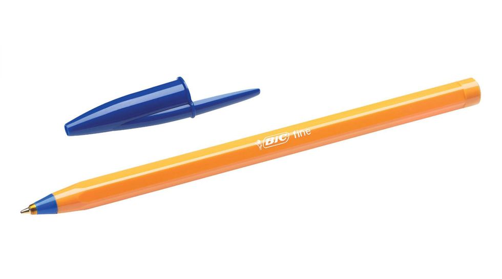 Writing implement, Yellow, Pen, Office supplies, Stationery, Orange, Writing instrument accessory, Amber, Colorfulness, Office equipment, 