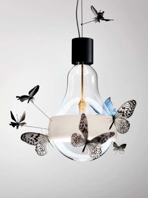 Lámpara mariposas