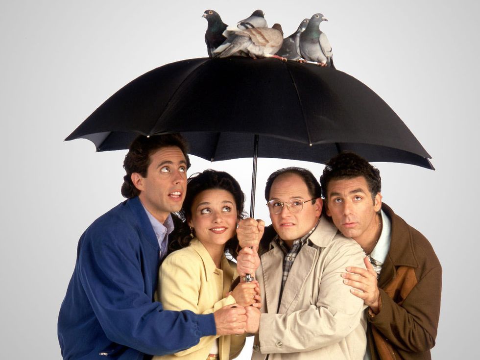 Umbrella, People, Dress shirt, Photograph, Interaction, Sharing, Temple, Conversation, Bird, Love, 
