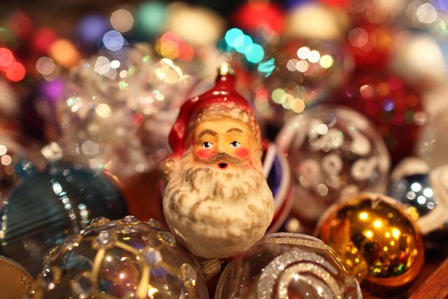 Event, Christmas decoration, Christmas ornament, Holiday, Christmas, Toy, Holiday ornament, Christmas eve, Facial hair, Fictional character, 