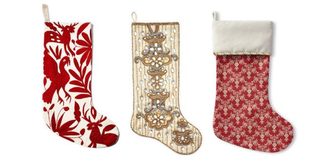 Calcetines de navidad personalizados para la chimenea