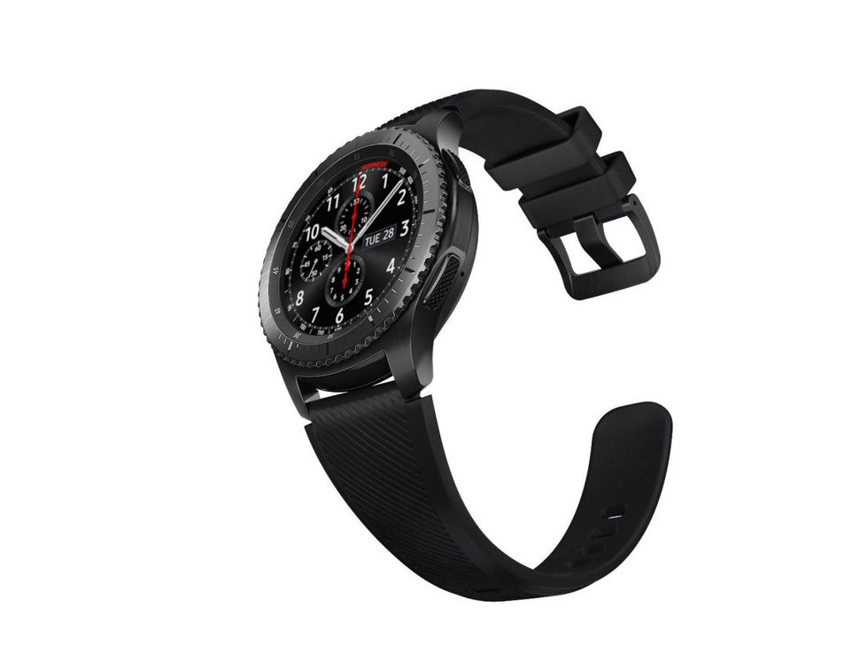 Product, Analog watch, Watch, Watch accessory, Fashion accessory, Glass, Wrist, Font, Black, Strap, 