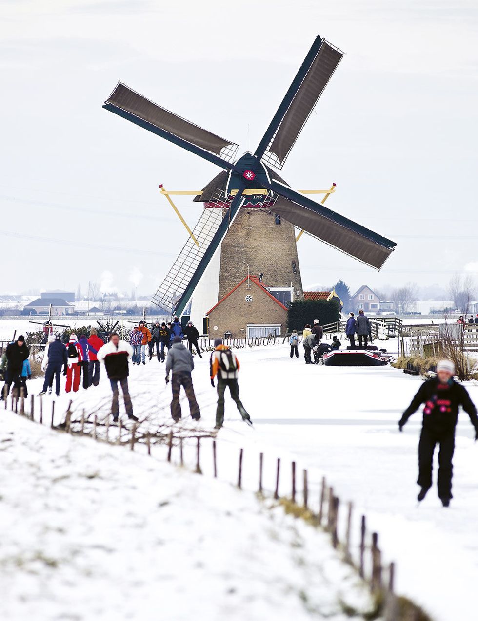 Winter, Windmill, Freezing, Snow, Tourism, Travel, Mill, Machine, Pedestrian, Walking, 