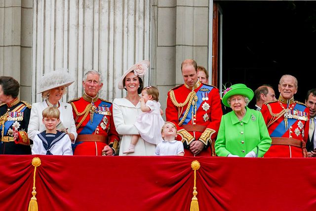 Royal family at Trooping The Colour