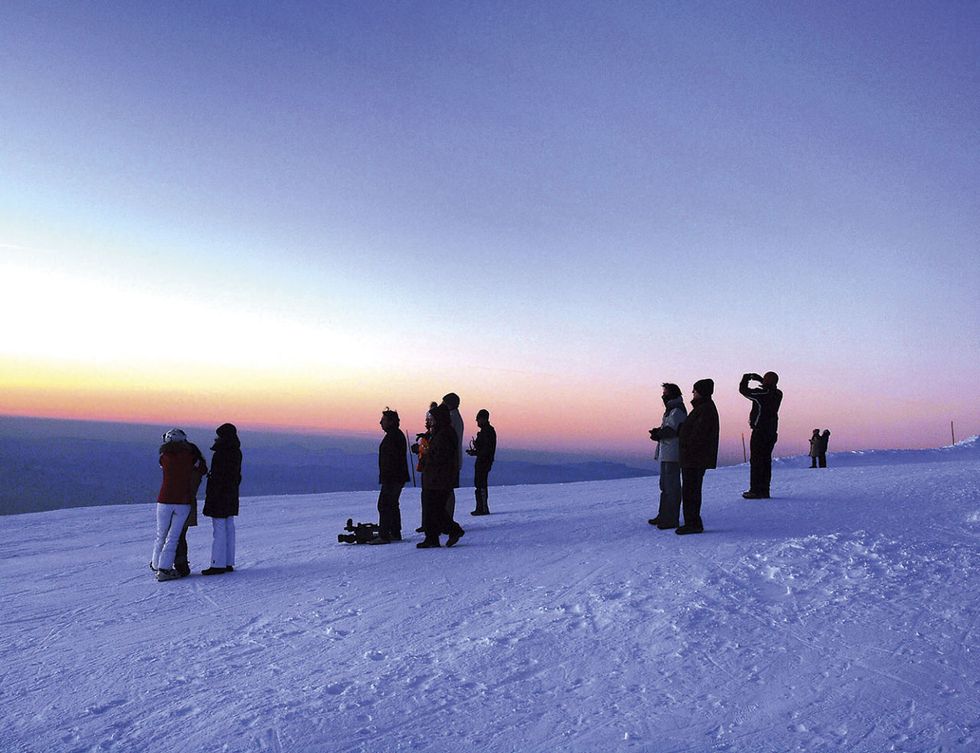 Winter, People in nature, Freezing, Snow, Adventure, Ice cap, Arctic, Evening, Cargo pants, Sunrise, 