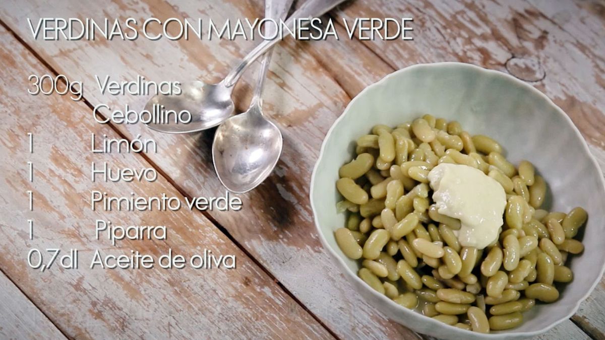 preview for Verdinas con mahonesa verde y piparras #recetasfácilesELLE