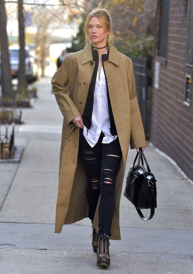 Clothing, Footwear, Brown, Textile, Bag, Outerwear, Coat, Collar, Style, Street fashion, 