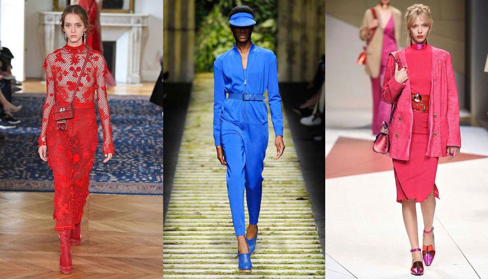 Sleeve, Collar, Red, Style, Pattern, Headgear, Electric blue, Street fashion, Fashion, Blazer, 