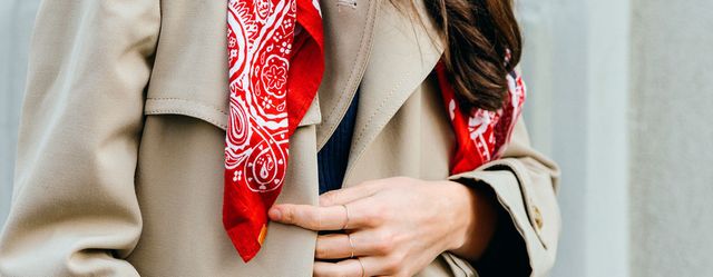 Red, Outerwear, Blazer, Formal wear, Suit, Jacket, Street fashion, Fashion accessory, 