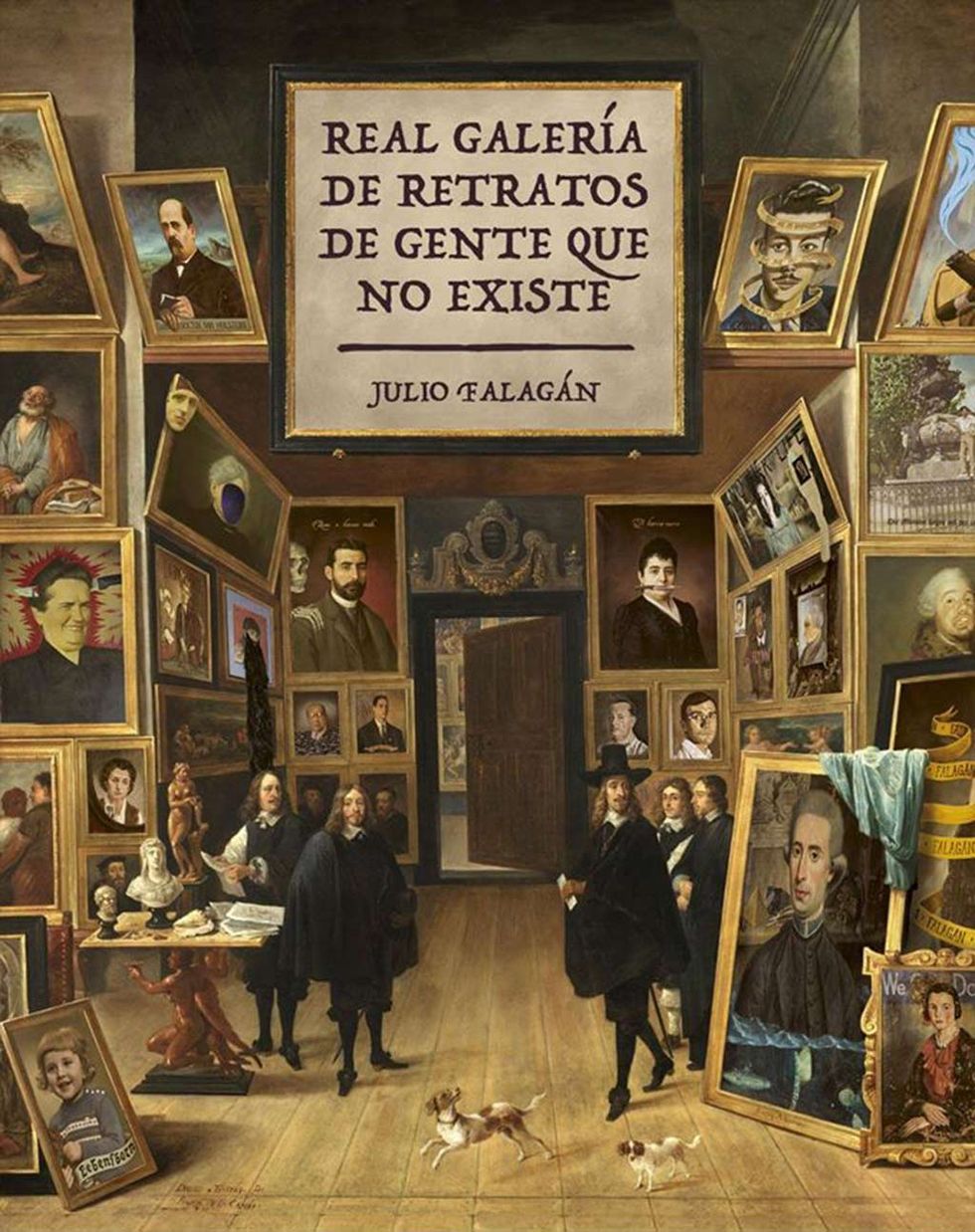 Exposición Real galería de retratos de gente que no existe del artista Julio Falagán