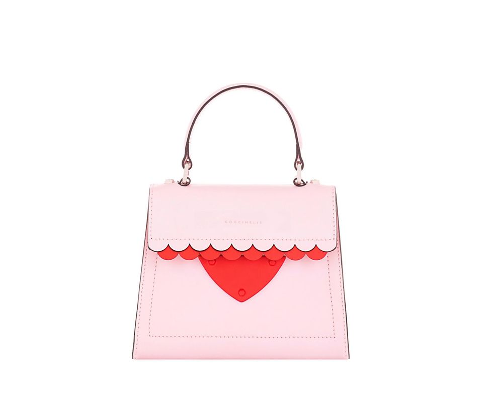 Product, Bag, White, Style, Luggage and bags, Fashion accessory, Shoulder bag, Peach, Carmine, Coquelicot, 