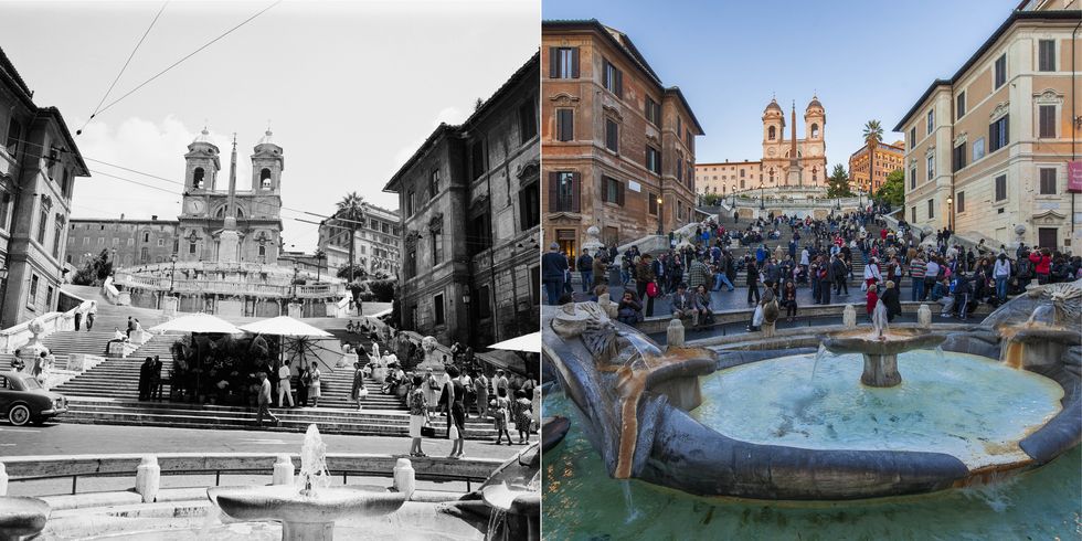 Town, Town square, Human settlement, Public space, Fountain, Water feature, Water, City, Plaza, Architecture, 