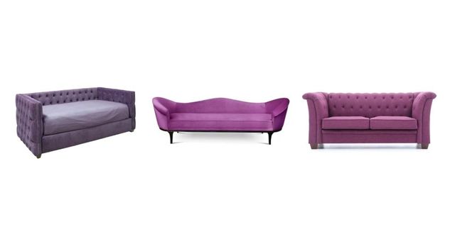 Furniture, Violet, Purple, Couch, studio couch, Sofa bed, Loveseat, Room, Living room, Chair, 