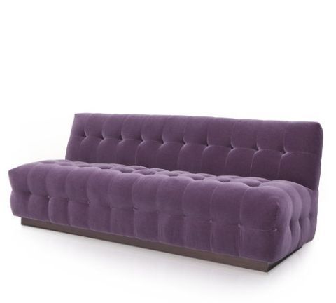 Furniture, Purple, Violet, Couch, Sofa bed, Velvet, Rectangle, 