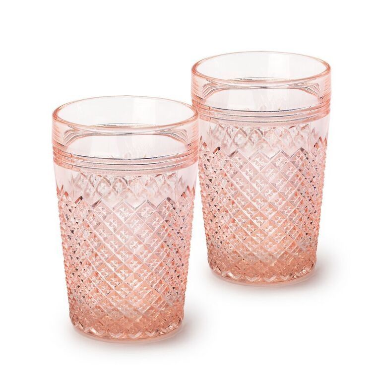 Product, Tumbler, Pink, Glass, Glasses, Highball glass, Drinkware, Cylinder, Drink, Copper, 