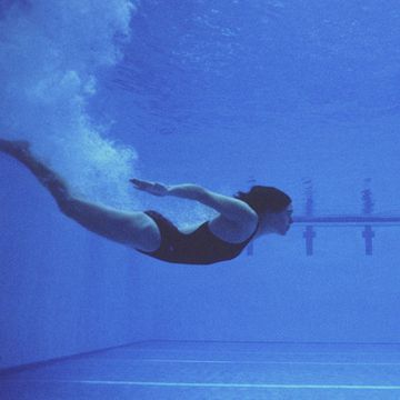 Blue, Underwater, Swimming, Water, Underwater diving, Recreation, Diving, Sports, Water sport, Freediving, 