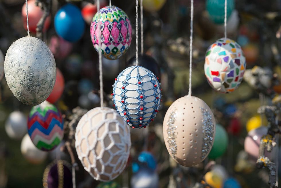 Easter egg, Lighting, Easter, Egg, Christmas ornament, Lantern, Holiday, Ornament, 