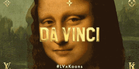 Así es la nueva línea de Louis Vuitton que une a Jeff Koons y Da Vinci