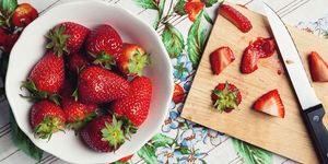 Strawberry, Strawberries, Food, Natural foods, Fruit, Plant, Produce, Dish, Superfood, Cuisine, 