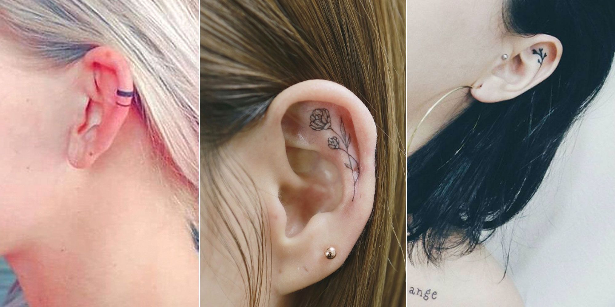 Top 100+ tatuajes en la oreja para mujer
