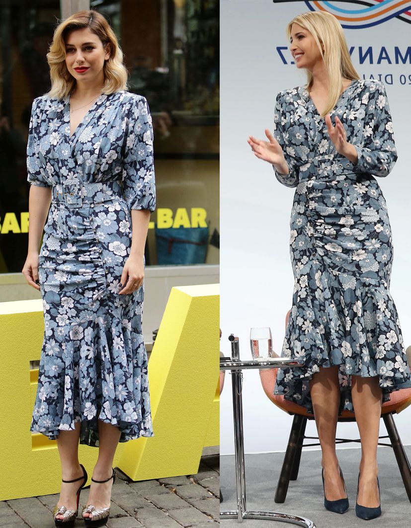 Dos celebrities y un vestido