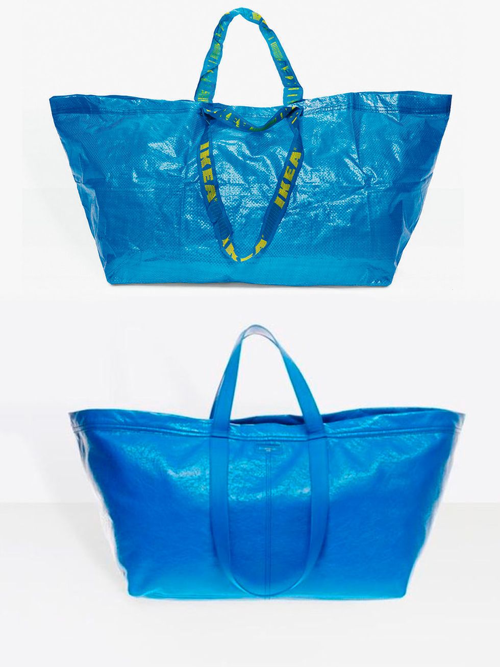 Bolso de Balenciaga Inspirado en las bolsas azules de Ikea