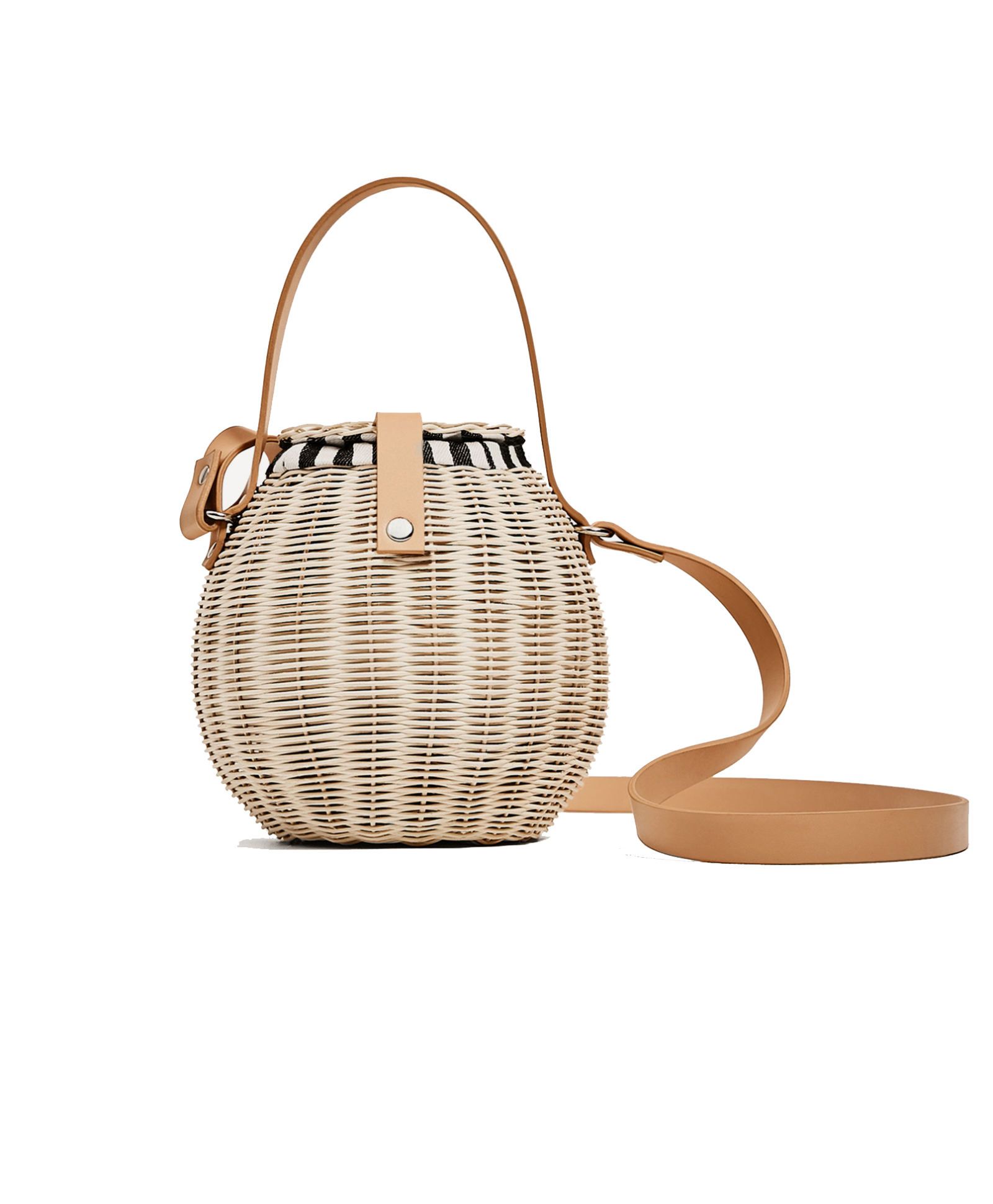 Bolso de mimbre zara sales
