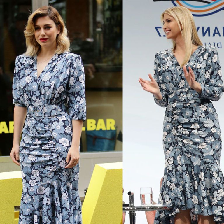 Dos celebrities y un vestido