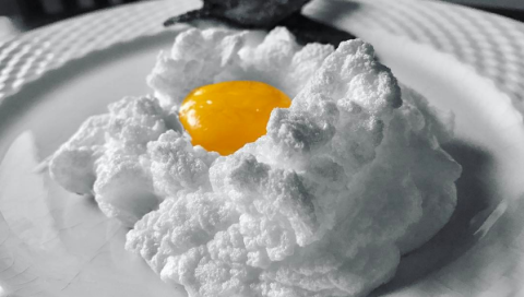 Food, Dish, Ingredient, Egg white, Cuisine, Fried egg, Egg, Poached egg, Egg yolk, Breakfast, 