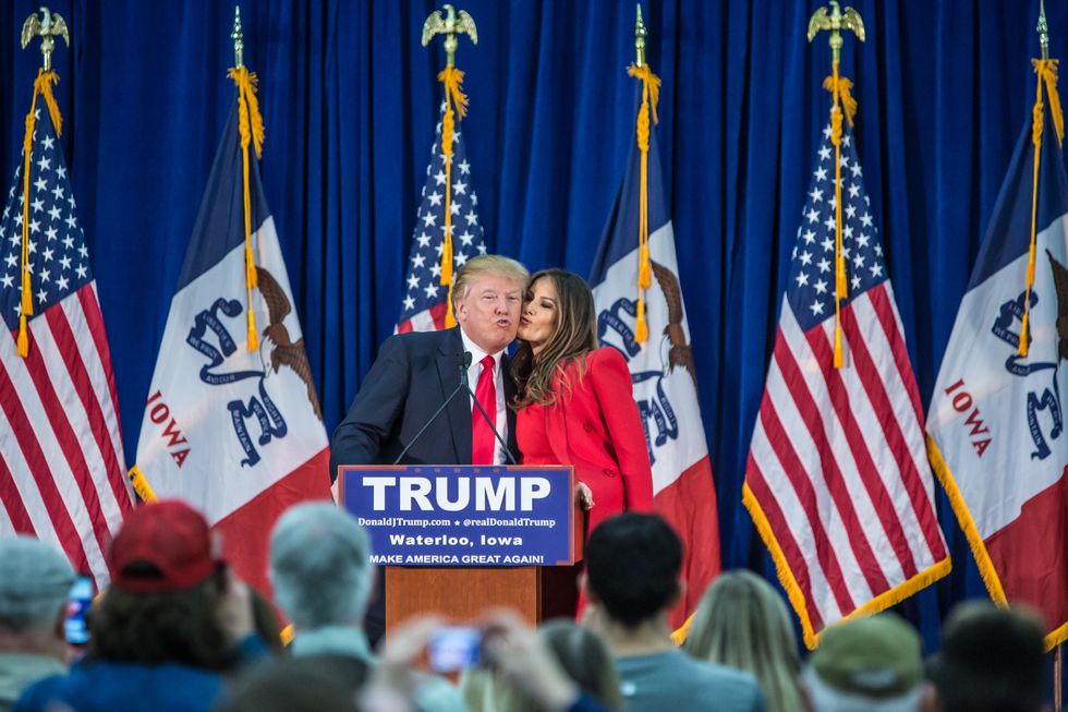 Donald Trump Holds Final Iowa Campaign Rallies On Day Of Caucuses