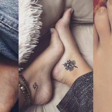Tattoo, Skin, Wrist, Arm, Temporary tattoo, Hand, Finger, Leg, Font, Joint, 