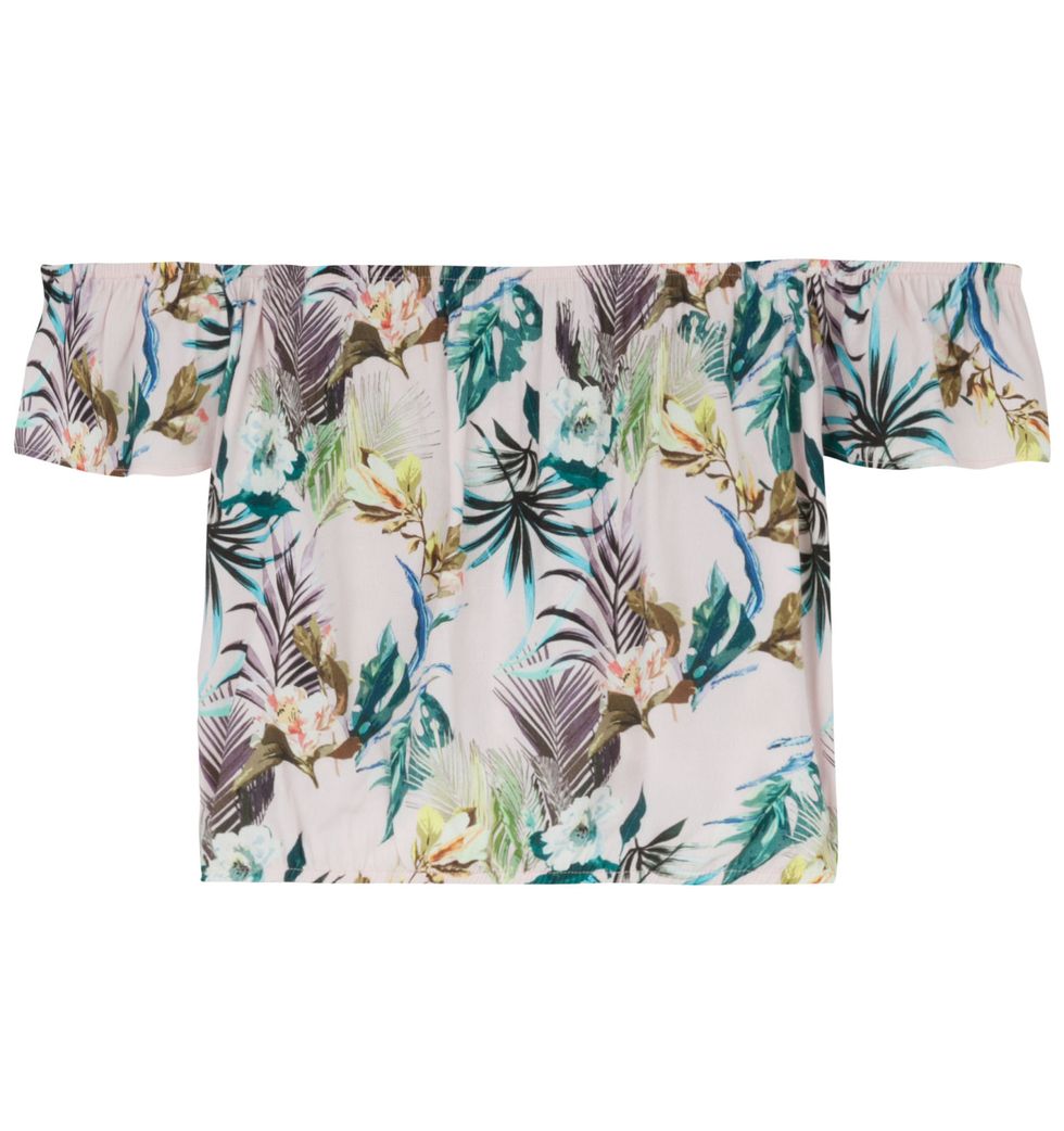 Clothing, T-shirt, Pineapple, Turquoise, Sleeve, Aqua, Top, Outerwear, Bromeliaceae, Plant, 