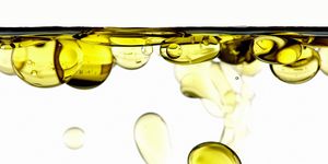 Yellow, Glass, Metal, Cod liver oil, 