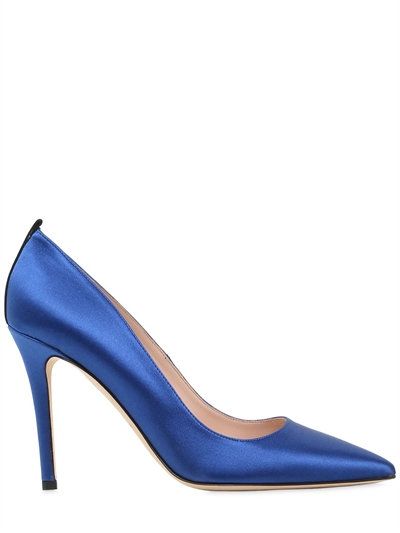 Footwear, High heels, Blue, Cobalt blue, Court shoe, Shoe, Basic pump, Electric blue, Leather, Purple, 