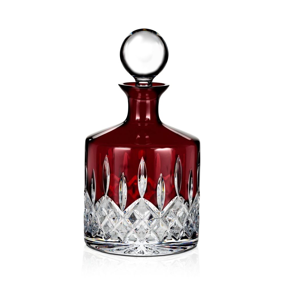 Red, Barware, Decanter, Glass bottle, Glass, Bottle, Crystal, Bottle stopper & saver, 