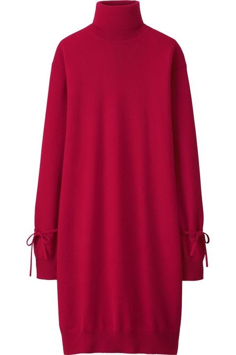 Clothing, Sleeve, Outerwear, Red, Neck, Maroon, Magenta, Collar, Jersey, Sweater, 