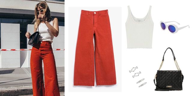 Product, Sleeve, Textile, Red, White, Bag, Pattern, Style, Fashion, Orange, 