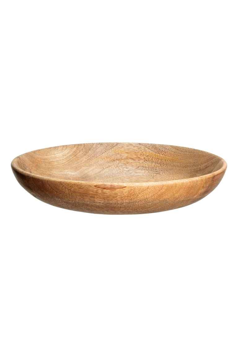 Bowl, Wood, Tableware, Soap dish, Beige, Table, Oval, Bathroom accessory, Platter, Serveware, 