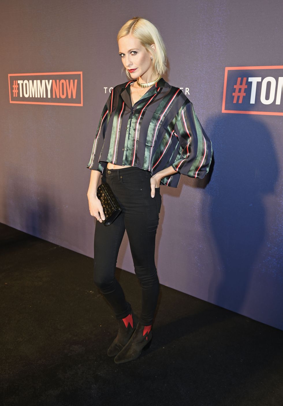 LONDON, ENGLAND - SEPTEMBER 19:  Poppy Delevingne attends the Tommy Hilfiger TOMMYNOW Fall 2017 Show during London Fashion Week September 2017 at The Roundhouse on September 19, 2017 in London, England.  (Photo by David M. Benett/Dave Benett/Getty Images for Tommy Hilfiger )