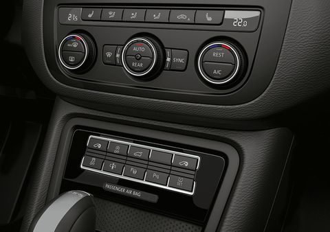 Vehicle, Center console, Car, Gear shift, Auto part, Subcompact car, Hatchback, Volkswagen, 